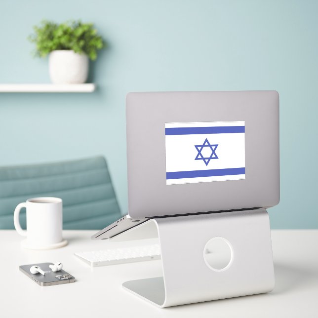 Flag of Israel (Laptop On Desk)