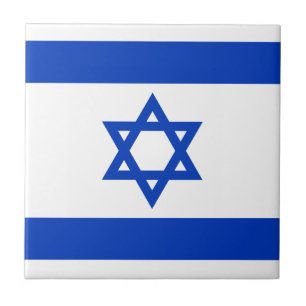Flag of Israel Ceramic Tile