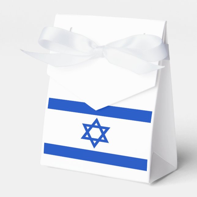 Flag of Israel Favour Box (Front Side)