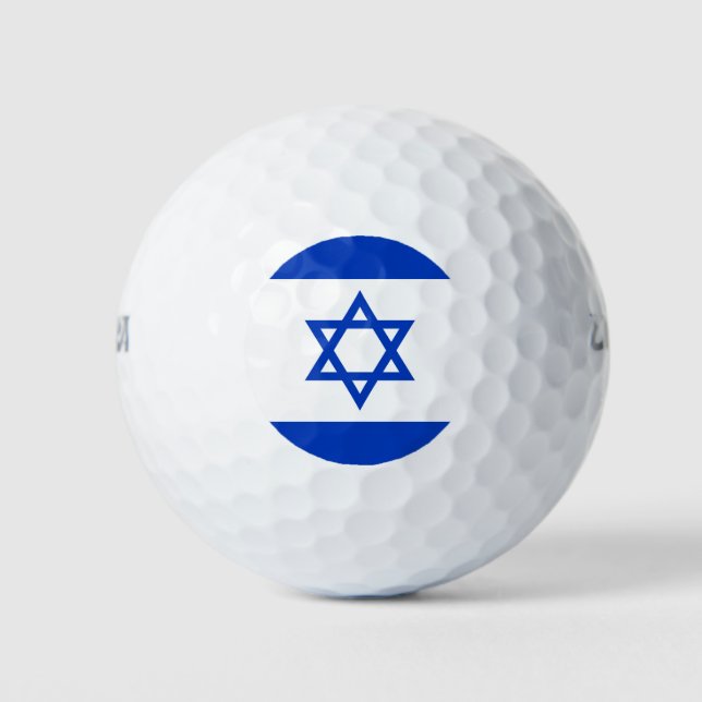 Flag of Israel Golf Balls (Front)