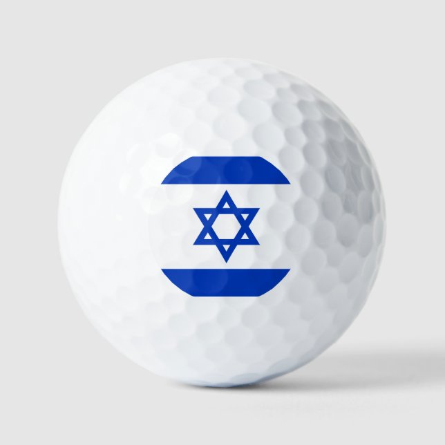 Flag of Israel Golf Balls (Front)