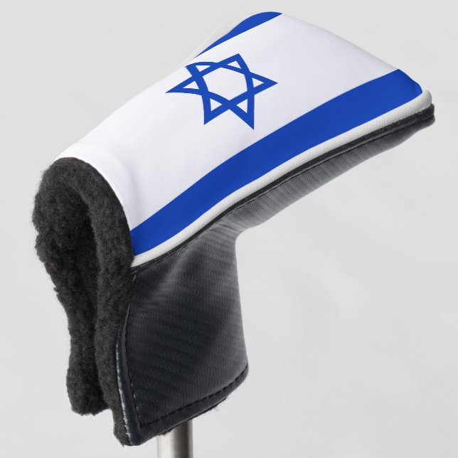 Flag of Israel Golf Head Cover (3/4 Front)
