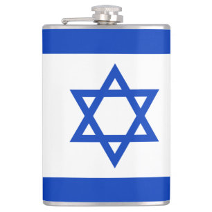 Flag of Israel Hip Flask