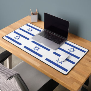 Flag of Israel Jewish Desk Mat