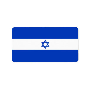 Flag of Israel Labels