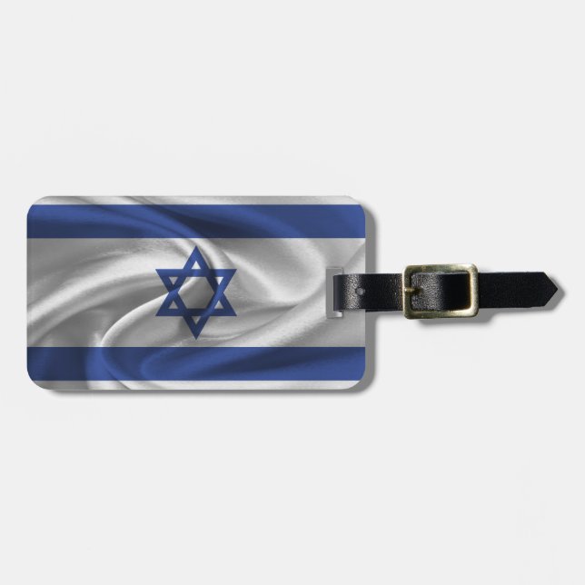 Flag Of Israel Luggage Tag (Front Horizontal)