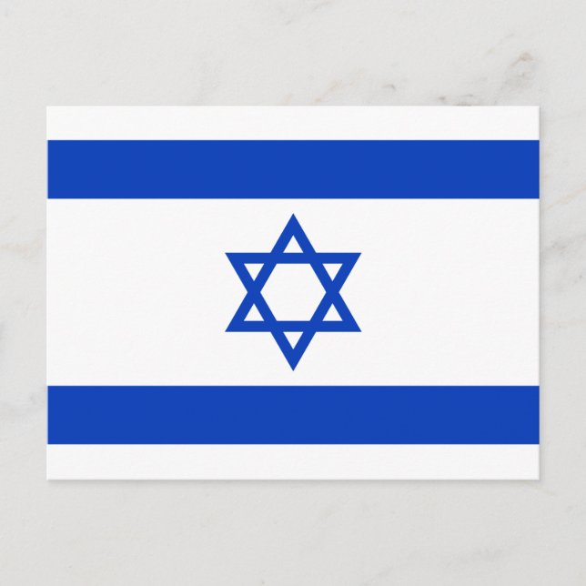 Flag of Israel Postcard (Front)