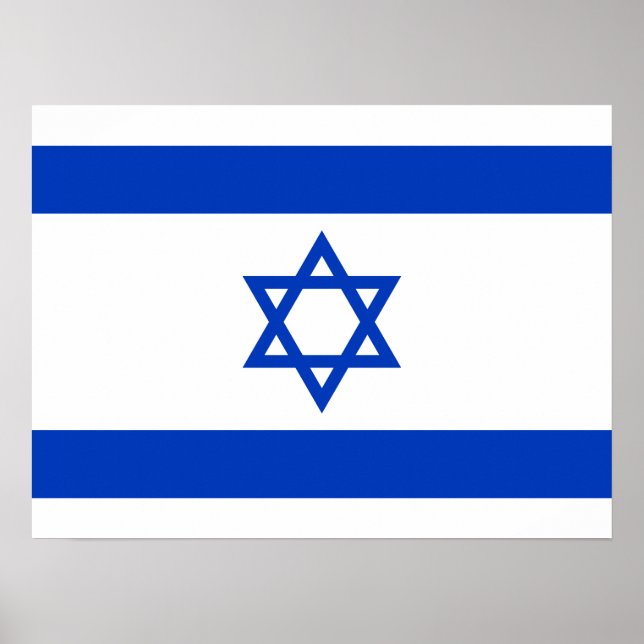 Flag of Israel Poster (Front)