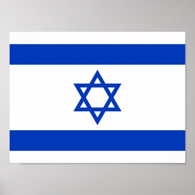 Flag of Israel Poster (Front)