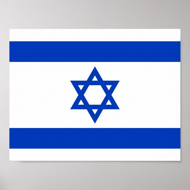 Flag of Israel Poster (Front)