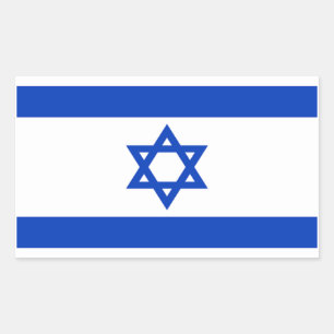 Flag of Israel Rectangular Sticker
