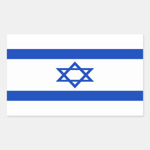 Flag of Israel Rectangular Sticker