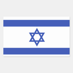 Flag of Israel Rectangular Sticker