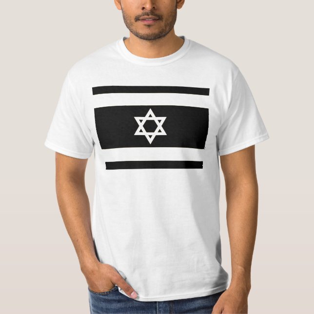 Flag of Israel - Star of David מגן דוד T-Shirt (Front)