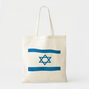 Flag of Israel Star of David Tote Bag
