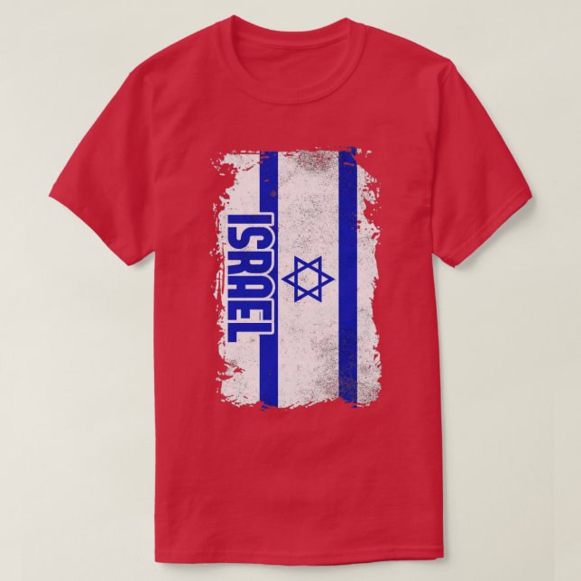 Flag of Israel T-Shirt (Design Front)