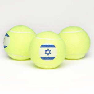Flag of Israel Tennis Balls