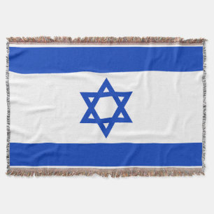 Flag of Israel Throw Blanket