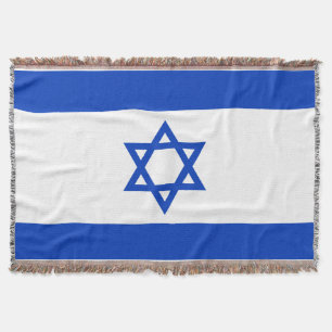 Flag of Israel Throw Blanket
