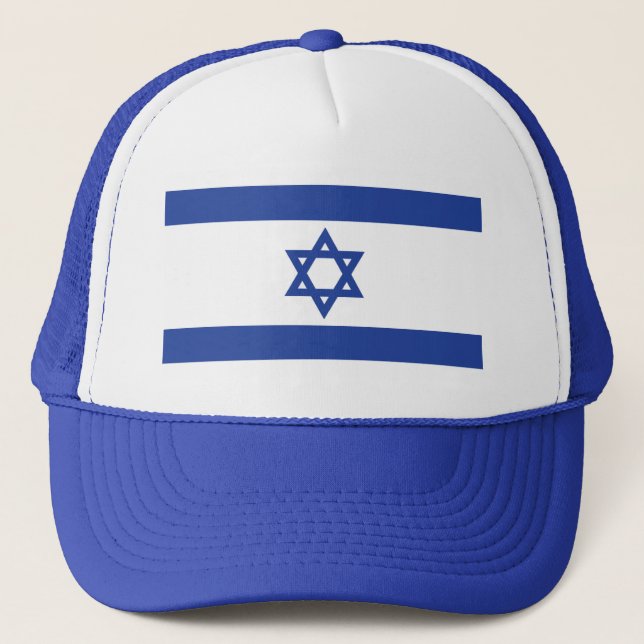 Flag of Israel Trucker Hat (Front)