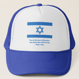 Flag of Israel, Trucker Hat