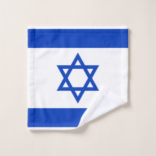 Flag of Israel Wash Cloth