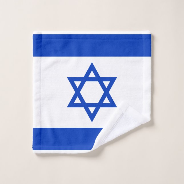 Flag of Israel Wash Cloth (Wash Cloth)