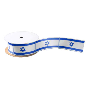Flag of Israeli Satin Ribbon