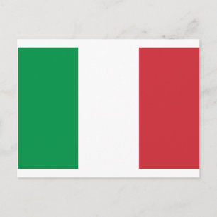 Flag of Italia Postcard