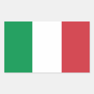 Flag of Italia Rectangular Sticker