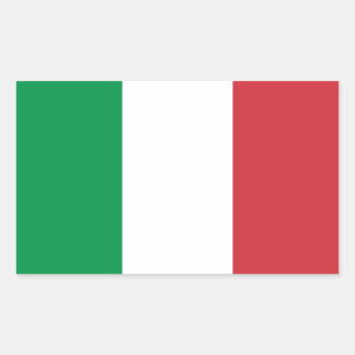Flag of Italia Rectangular Sticker