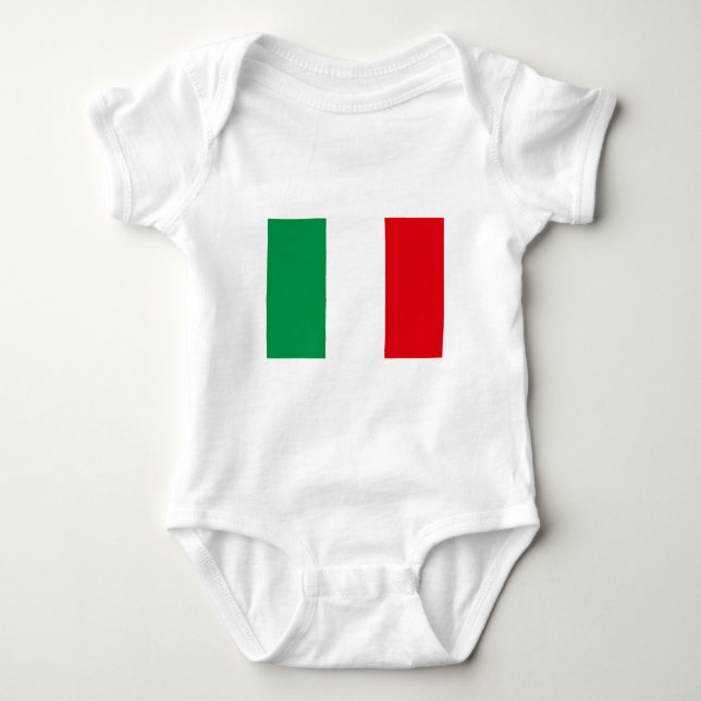 Flag of Italy Baby Bodysuit (Front)
