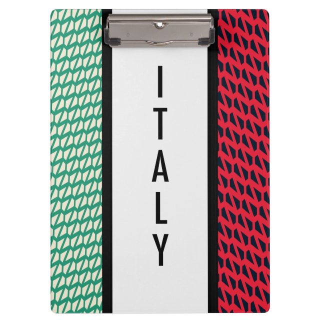 Flag of Italy Clipboard (Front)