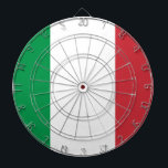 Flag of Italy Dartboard<br><div class="desc">Flag of Italy - bandiera d'Italia</div>