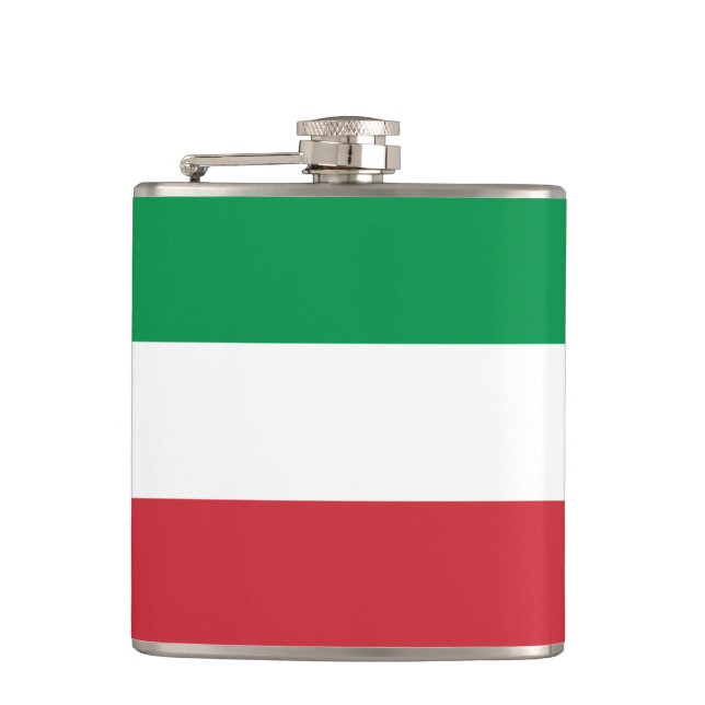 Flag of Italy Hip Flask (Front)