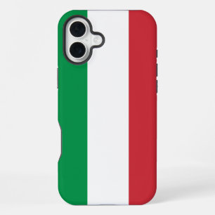 Flag of Italy iPhone 16 Plus Case