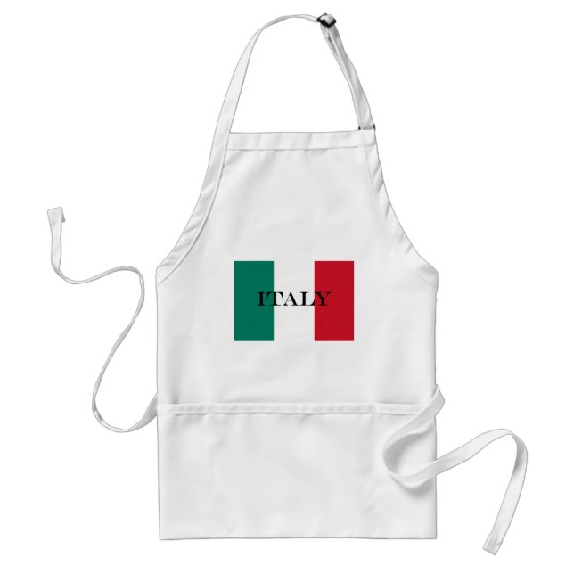 Flag of Italy Italia Italian Il Tricolore Standard Apron (Front)