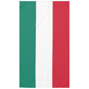 Flag of Italy Italia Italian Il Tricolore Tablecloth