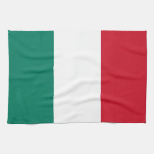Flag of Italy Italia Italian Il Tricolore Tea Towel