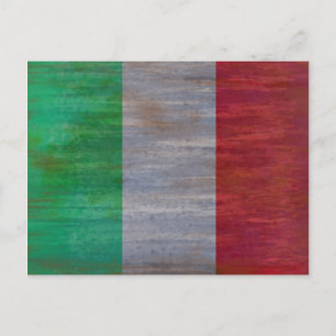 Flag of Italy - Italian Flag - Personalise Postcard