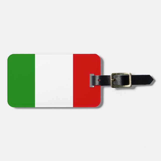 Flag of Italy Luggage Tag (Front Horizontal)