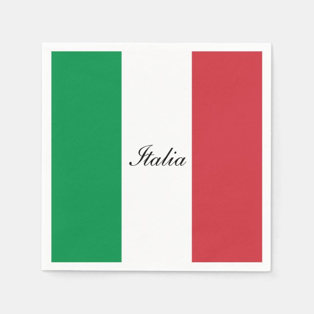 Flag of Italy Napkin (Front)