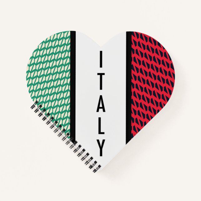Flag of Italy Notebook (Front)