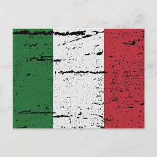 FLAG OF ITALY POSTCARD