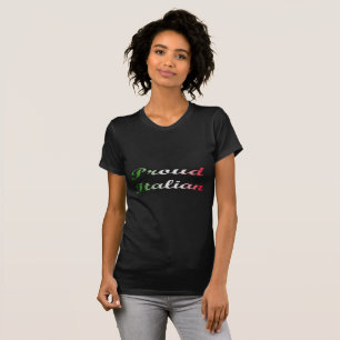 Flag of Italy. Proud Italian. T-Shirt
