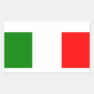 Flag of Italy Rectangular Sticker