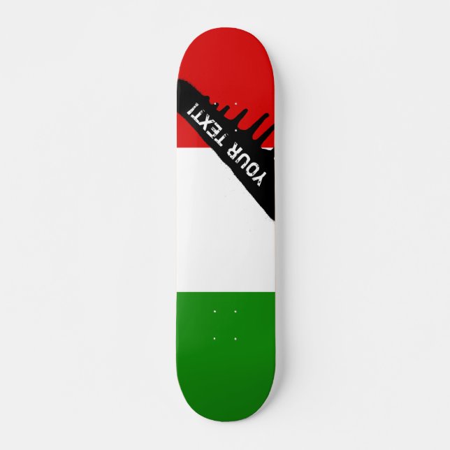 Flag of Italy Skateboard (Front)