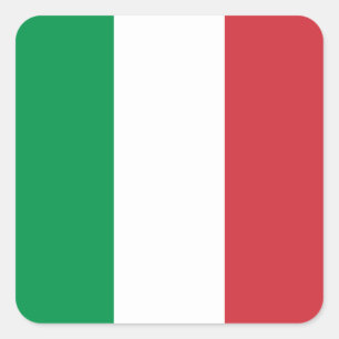 Flag of Italy Square Sticker