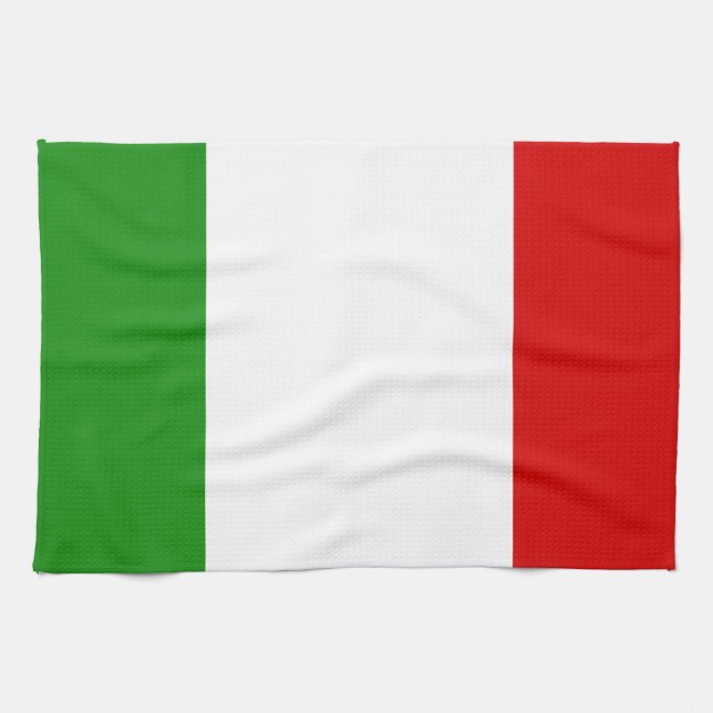Flag of Italy Tea Towel (Horizontal)