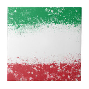 Flag of Italy Tile
